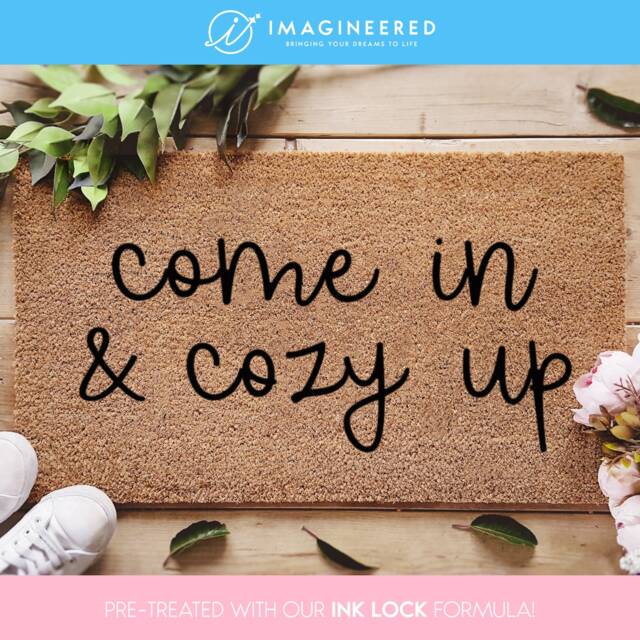 Come in & Cosy Up Doormat - Fall Home Decor Decorations Seasonal Porch - image 1