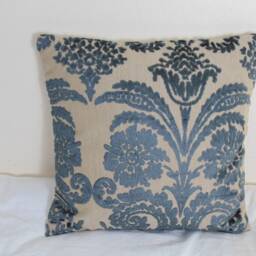 Designers Guild Velvet Fabric Cushion Cover Ombrione Charcoal/Pillow Cover - thumbnail 3