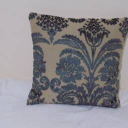 Designers Guild Velvet Fabric Cushion Cover Ombrione Charcoal/Pillow Cover - thumbnail 2