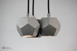 Concrete Hanging Lamp , Pendant Light For Kitchen & Dinning Table