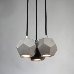 Concrete Hanging Lamp , Pendant Light For Kitchen & Dinning Table - thumbnail 3