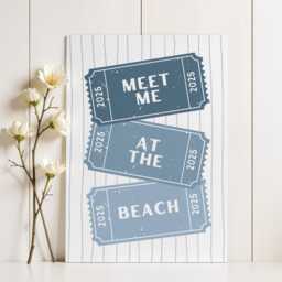 Coastal Beach Quote Art Print Summer Home Decor - Unframed A5, A4, A3 - thumbnail 2