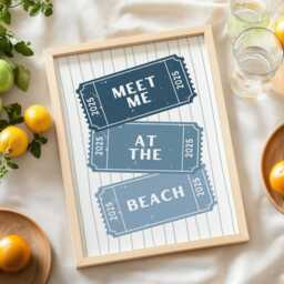 Coastal Beach Quote Art Print Summer Home Decor - Unframed A5, A4, A3 - thumbnail 3
