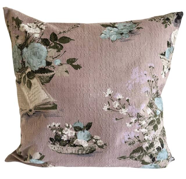 Pretty Cushions Vintage Chintz Lilac Large Cushion Cover