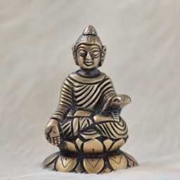 Brass Viking Buddha Statue Helg?? Find Reproduction - thumbnail 2