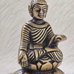 Brass Viking Buddha Statue Helg?? Find Reproduction - thumbnail 3