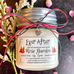 Rose Garden - 100% All Natural Soy Wax Candle - thumbnail 2