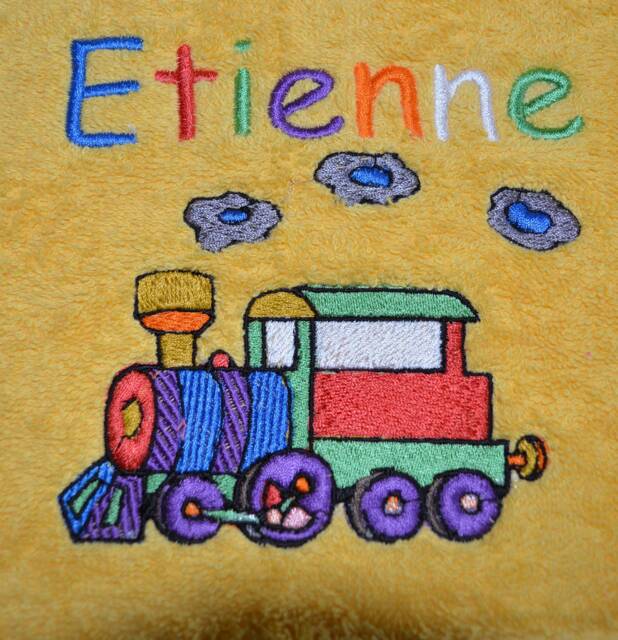 Towel Railway, Locomotive, Children's Motif - image 1