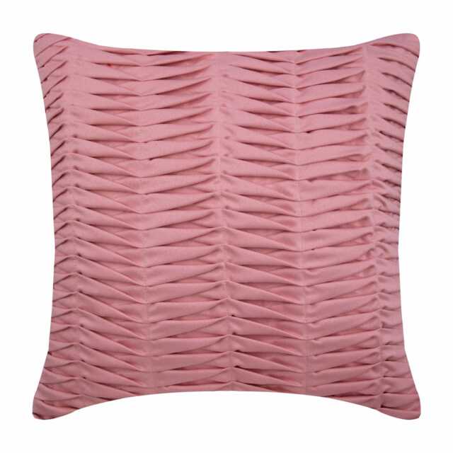 "Decorative Moss Rose Pink Bed Pillow Cover 24""x24""/26""x26" - image 1