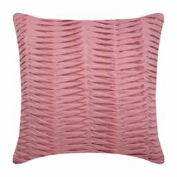"Decorative Moss Rose Pink Bed Pillow Cover 24""x24""/26""x26"