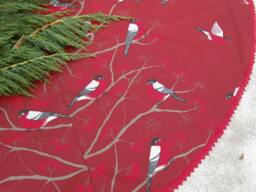 xmas Tree Skirt Holiday Decor Christmas Swedish Ornament Red Skirts