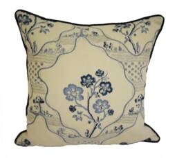 Schumacher - Marella Delft Cushion Cover Pillow Throw - thumbnail 1