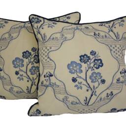 Schumacher - Marella Delft Cushion Cover Pillow Throw - thumbnail 2