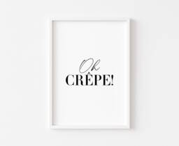 Kitchen Print - Prints Food Wall Art Oh Cr??pe Decor Home - thumbnail 1