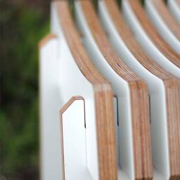 Torii - Movable & Durable Wood Stool Requiring No Tools, Screws, Or Skills To - DisAssemble, Made Of High Quality Hpl Birch Plywood - thumbnail 3