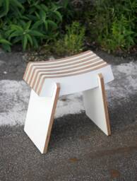 Torii - Movable & Durable Wood Stool Requiring No Tools, Screws, Or Skills To - DisAssemble, Made Of High Quality Hpl Birch Plywood
