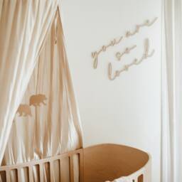 You Are So Loved - Children's Room Door Sign, Wooden Wall Lettering, Home Decor - thumbnail 1