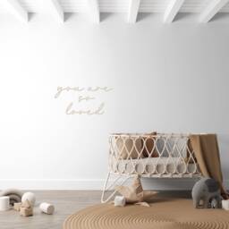 You Are So Loved - Children's Room Door Sign, Wooden Wall Lettering, Home Decor - thumbnail 2
