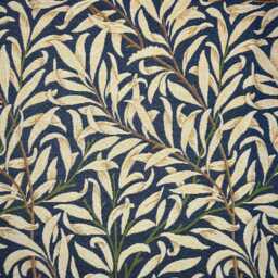 Custom Made William Morris Willow Bough Navy Blackout/Lining Curtains 3 - thumbnail 1