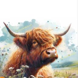 Highland Cow Framed Print, Wall Art, Room Decor - Big Angus Scottish Highlands - thumbnail 2