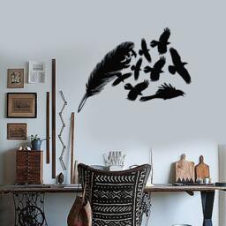 Wall Vinyl Decal Feathers & Group Of Kites Birds Nature Animal Modern Ethnic Home Art Decor - #1155Di - thumbnail 3