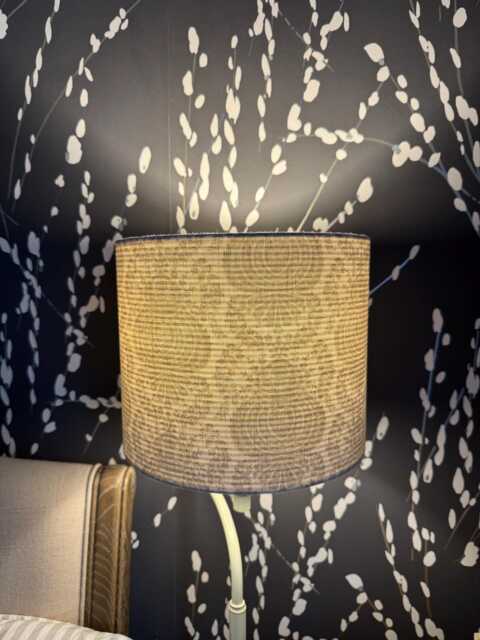 Kate Forman Double-Sided Drum Lampshade - image 1