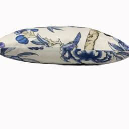 Thibaut Giselle Imperial Garden Collection Blue & White Cushion Cover Pillow Double Sided - thumbnail 3