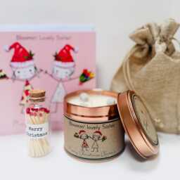 Personalised Christmas Candle Gift For Sister - Handmade, Scented - thumbnail 2