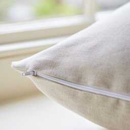 Hound Dogs Print Linen Rectangle Cushion Cover Zipped - thumbnail 3