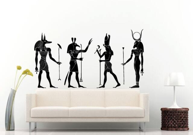 Various Egyptian Gods & Goddess Wall Decal Vinyl Sticker Mural Room Decor L582 - image 1