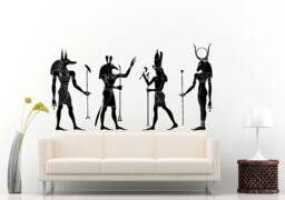 Various Egyptian Gods & Goddess Wall Decal Vinyl Sticker Mural Room Decor L582 - thumbnail 1
