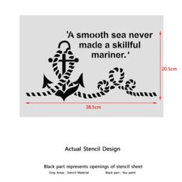 Ship Anchor Stencils For Crafting Diy Decor Wall Art Reusable Template - thumbnail 3