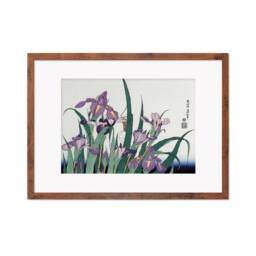 Japanese Art Hokusai Framed Mounted Ukiyo-E Wall Decor Print Poster Woodblock Irises Flowers Landscape Insects Calligraphy Beautiful A2 A3 - thumbnail 3