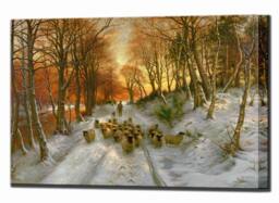 Joseph Farquharson Paintings, Glowed With Tints Of Evening Hours, Canvas Wall Art Gift For Her Wife Gift Print Home Decor - thumbnail 1