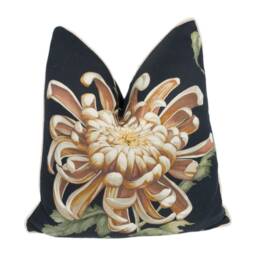 Zoffany - Evelyn 3 Colourways Available Rose Quartz/Koi Vine Black Tigers Eye Floral Cushion Cover Handmade Designer Pillow - thumbnail 3
