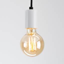 Elvin 7-Port Ceiling Pendant Lamp - White Swag Hook Spider Chandelier You Choose We Build Textile Cable Color Cord - thumbnail 2