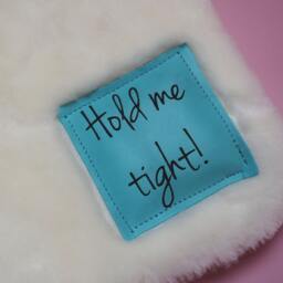Handmade Sheepskin 1 Litre Hot Water Bottle Cover With Your Message, Gift For Her, Hygge, Mothers Day Gift - thumbnail 2