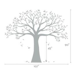 Family Tree Wall Decal Photo Frame Sticker, Living Room Decor - thumbnail 3