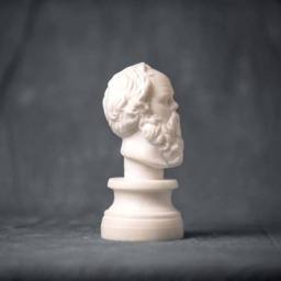 Marble Bust Of Philosopher Socrates Carved Statue Figurine Artist Sculpture - thumbnail 4