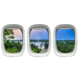 Aviation Window Stickers - Waterfall Wall Art Pilot Gift Airplane Decal Vwaq-Ppw30 - thumbnail 2