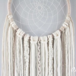 Boho Dream Catcher - Woven Wall Hanging With Feather, 12 - thumbnail 2