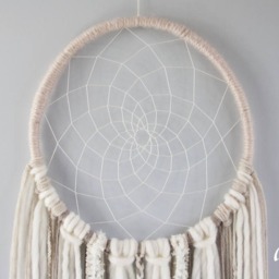 Boho Dream Catcher - Woven Wall Hanging With Feather, 12 - thumbnail 4