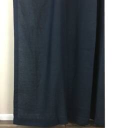 Black Linen Curtain???custom Curtains, Extra Long Custom Curtains - thumbnail 3