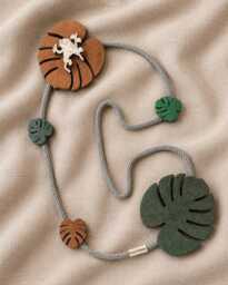 Personalised Knitted Wire Name Initial, Jungle Safari Nursery Wall Decor - thumbnail 1