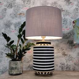 Feather Grey Linen Lampshade With White Lining, Textured Large Plain Ceiling Lightshade