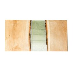 Resin Table, Dining Coffee River Wood Furniture, Industrial Rectangle End Table - thumbnail 2
