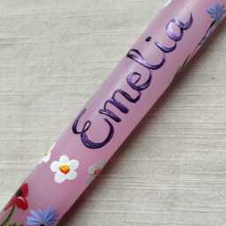 Personalised Lampada- Easter Candle- Hand Painted Candles - Gift Idea- For Ladies- Gents- Him-For Her - thumbnail 4