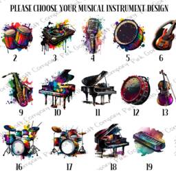 Musician Cushion, Piano Gift For Musician, Singer, Guitar Him, Drummer Gift, Her - thumbnail 2