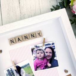 Great Grandma Frame- Personalised Scrabble Photo Grandmas Hold Our Tiny Hands- Nanny Gift- Nana Gift - Mother's Day - thumbnail 4