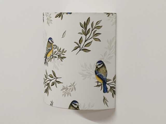 Titmouse Bird Wall Sconce - Nature Lighting Chic Country Decor, Romantic & Refined, Christmas Or Birthday Gift Idea - image 1
